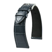 KronoKeeper strap - Felix Alligator bespoke glossy - green emerald - alligator leather watch strap