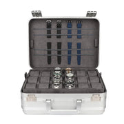 KronoKeeper aluminium watch case for 48 watches - open, main view
