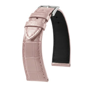 KronoKeeper strap - Felix Alligator bespoke glossy - pink - alligator leather watch strap