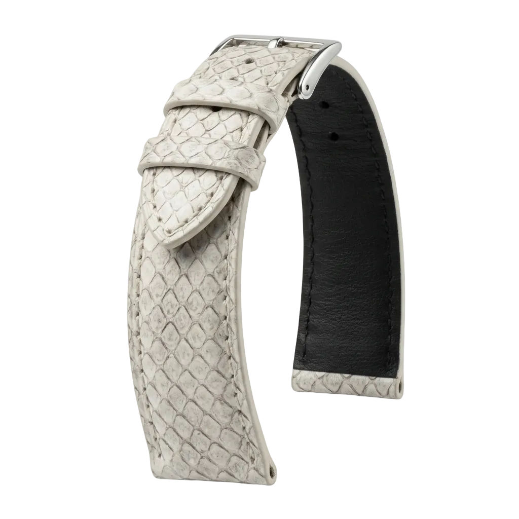 Salmon Satin Cream Origine watch strap - KronoKeeper - main view
